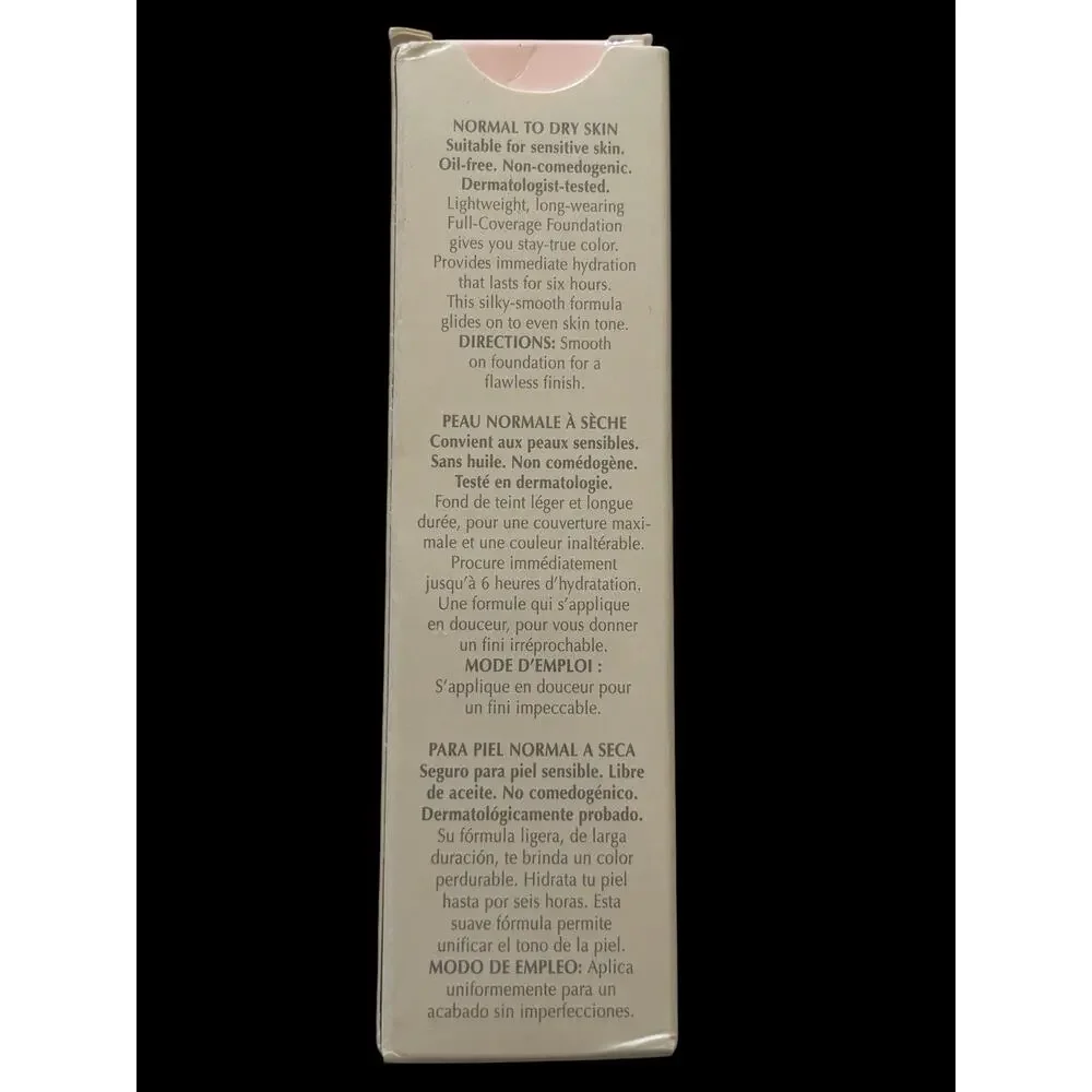 MARY KAY Ivory 100 Medium Coverage Foundation NIB Full Size for fair skin tones